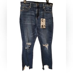 Kendall & Kylie The Relaxed Skinny Distressed Jeans Women's Size 9/29 NWT